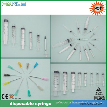 reasonable price Disposable three part hypodermic Syringe